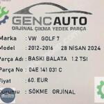 Volkswagen Golf Baskı Balata Çıkma Parça İstanbul