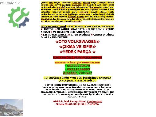 Volkswagen Passat Airbag Beyni (SRS) 5N0959655 çıkma parça