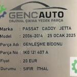 VW PASSAT CADDY JETTA GENLEŞME BİDONU SIFIR İTHAL 1K0121407A
