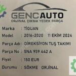 VW TİGUAN DİRESİYON TUŞ TAKIMI SÖKME ORJ 5NA959442A