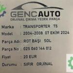 VW TRANSPORTER T5 ROT BAŞI SIFIR ORJ 025060144012 SOL
