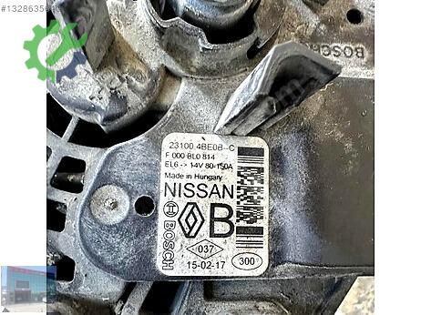 Nissan X-Trail Şarj Dinamosu çıkma parça