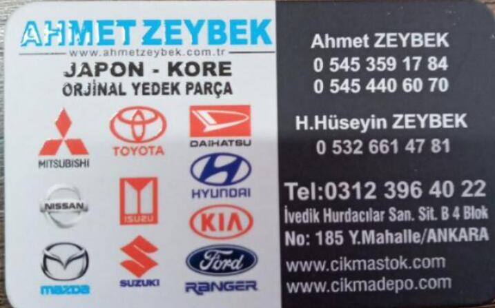 AHMET ZEYBEK ŞANZIMAN & DİFERANSİYEL