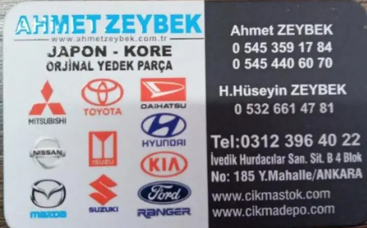 AHMET ZEYBEK ŞANZIMAN & DİFERANSİYEL