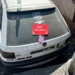 Opel Astra f hcb bagaj kapağı beyaz