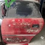 Opel Astra f sol arka kapı kırmızı