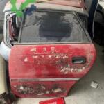 Opel Astra f sol arka kapı kırmızı