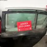 Opel Astra Sol Arka Kapı Camı çıkma parça - Asker oto çıkma orijinal yedek parçaları Ankara