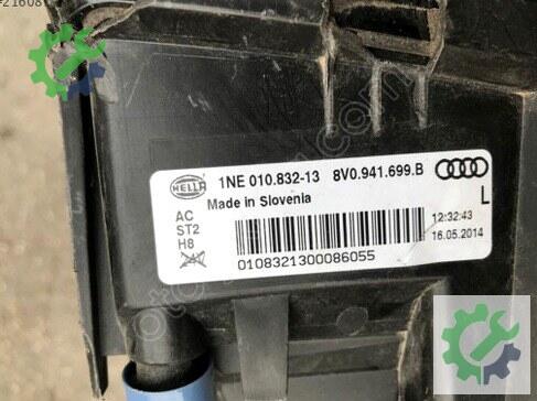 Audi A3 Sis Lambası 8V0941699 çıkma parça