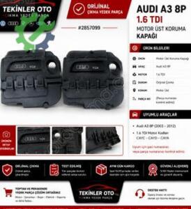 Audi A3 8P 1.6 TDI Motor Üst Koruma Kapağı Orijinal Çıkma