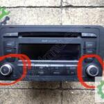 Audi A3 CD Çalar Teyp Joistik Düğmesi 8P0035186AB