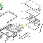 BMW E38 – E39 – E60 SUNROOF FİTİLİ 54107245551