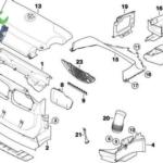 BMW E46 HAVA KANALI PANEL 1998- 2003 51718268371