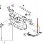 BMW E87 FAR BRAKETİ SOL 51647120823
