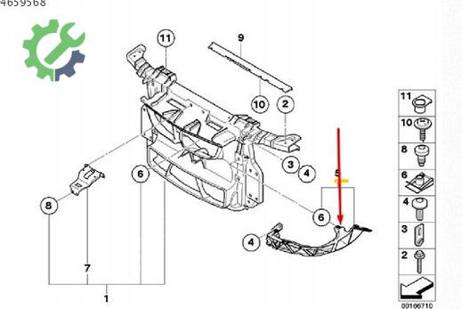 BMW 1 Serisi Far Braketi 51647120823 çıkma parça