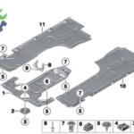 BMW F02 – F02 LCI TABAN ALT MUHAFAZASI SOL 51757185035