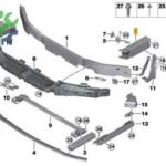BMW F40 TAMPON DEMİRİ 51117480390
