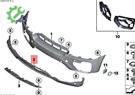 BMW X6 Ön Tampon 51117172270 çıkma parça