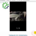Çıkma A3 Audi ekzoz susturucu 13_20 arasi