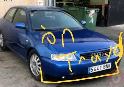 Audi A3 Sağ Çamurluk çıkma parça