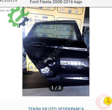 Ford Fiesta Sağ Kapı çıkma parça