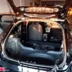 Çıkma V40 Volvo bagaj kapağı beyaz siyah 2014