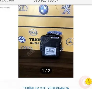 Audi A3 Beyin çıkma parça