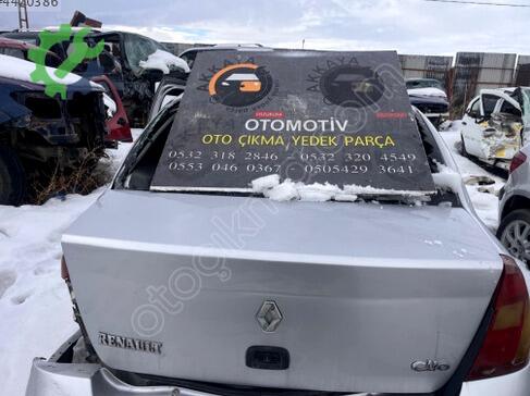 Renault Clio Bagaj Kapağı çıkma parça