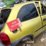 Opel Corsa b sağ arka çamurluk tek kapı