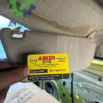 Opel Corsa b sağ ön güneşlik