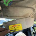 Opel Corsa b sağ ön güneşlik