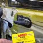 Opel Corsa b sağ ön içten açma kapı kolu