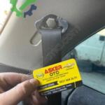 Opel Corsa b sol arka emniyet kemeri