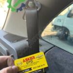 Opel Corsa b sol arka emniyet kemeri