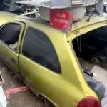 Opel Corsa b sol arka kelebek camı tek kapı