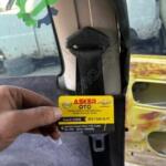 Opel Corsa b sol emniyet kemeri