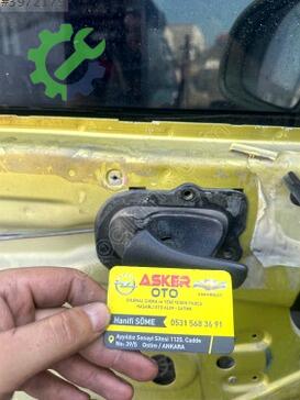 Opel Corsa Sol Ön Kapı Kolu çıkma parça