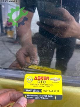 Opel Corsa Sol Ön Kapı Camı çıkma parça