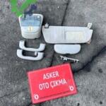 Opel Corsa c sağ güneşlik ve tavan kolçakları