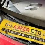 Opel Corsa d bagaj kapağı silgi kolu