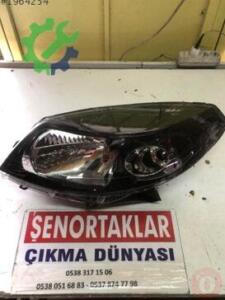 DACİA SANDERO SİYAH İÇ SOL FAR SIFIR ÜRÜNDÜR