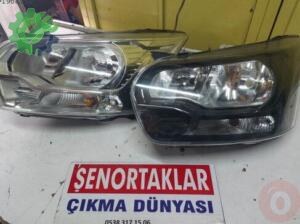 FORD TRANSİT ORİJİNAL SİYAH İÇ VE GÜMÜŞ İÇ SOL FAR