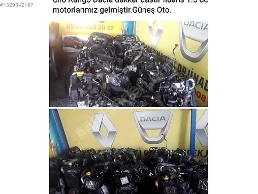 Renault Symbol Motor Komple çıkma parça