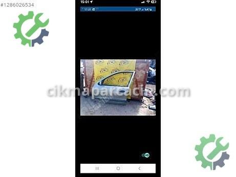 Renault Megane Ön Kapı çıkma parça