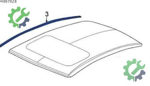 Honda Civic Tavan Çıtası çıkma parça