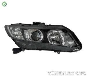 Honda Civic 2012-2015 Sağ Far (XENONLU/MOTORLU, DUY YERİ DOĞRU ORJİNAL TİP)