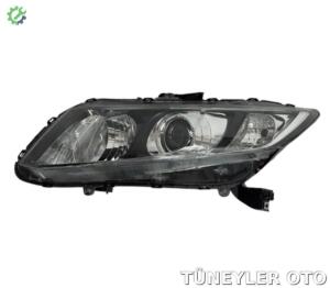 Honda Civic 2012-2015 Sol Far (XENONLU/MOTORLU, DUY YERİ DOĞRU ORJİNAL TİP)