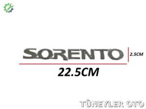 Kia Sorento 2003-2009 Bagaj Kromu (SORENTO YAZISI)