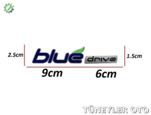 Hyundai Accent Blue 2012-2018 Bagaj Kromu (BLUE DRİVE YAZISI)