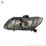 Honda Civic 2012-2015 Sol Far (XENONSUZ/MOTORLU, DUY YERİ DOĞRU ORJİNAL TİP)